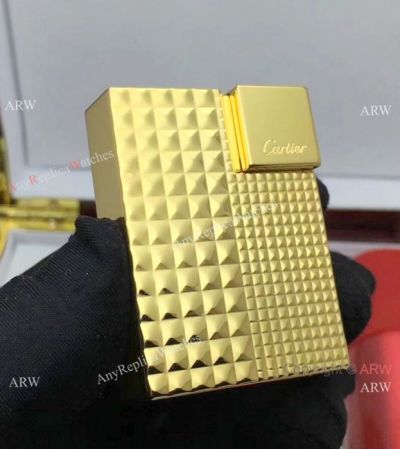 Luxury Replica Cartier Lighter - Yellow Gold or Stainless Steel